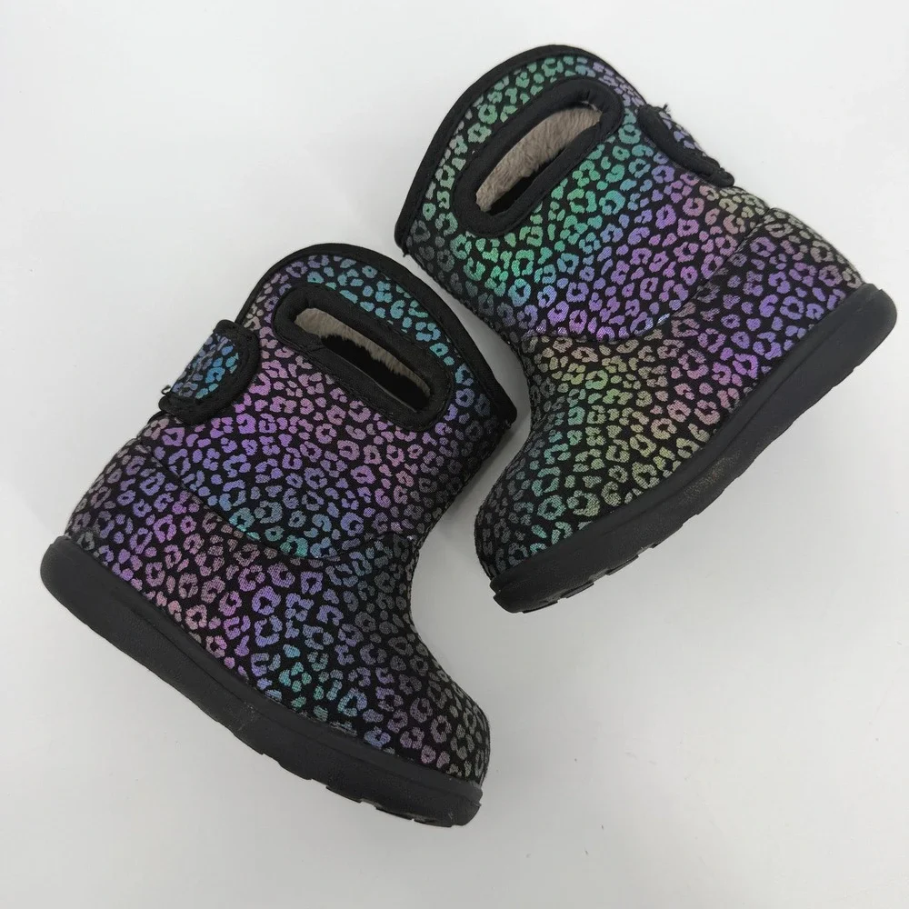Bogs Baby Leopard Pull On Boots Sz 5